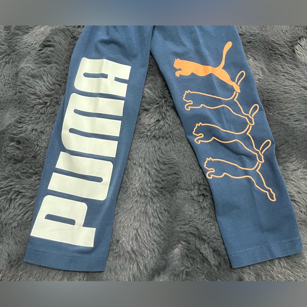 PUMA Women's Navy Cotton Blend Athletic Leggings Size XL - Picture 9 of 9